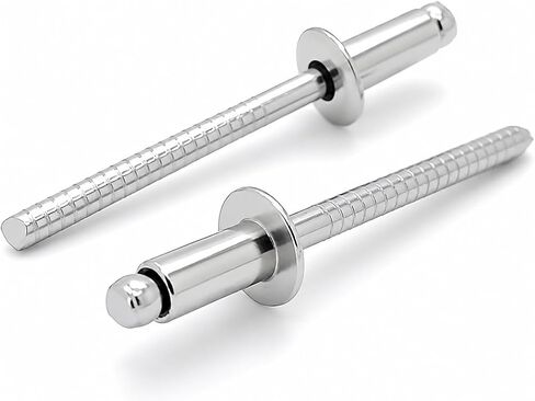 100 Qty 304 Stainless Steel Blind Rivets (#6-7) 3/16" Diameter x 7/16" Grip (BCP180) in Saudi Arabia