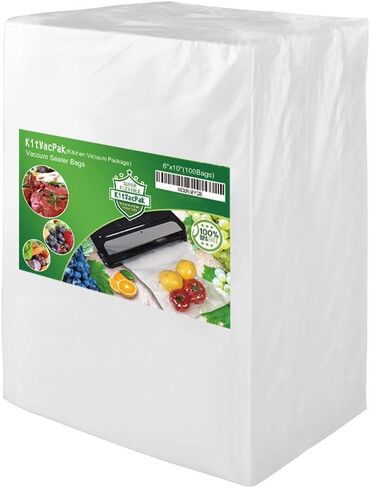 100 Quart 10X13 Vacuum Food Sealer Bags with BPA Free and Heavy Duty,Commercial Grade Vacuum Sealer Freezer Bags Compatible with Any Type Vacuum Sealer in Kuwait