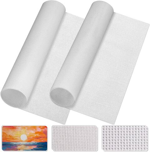 2 Pack Needlepoint Canvas, 13 Mesh & 18 Mesh Needlepoint Canvas 20" X 18" in Saudi Arabia