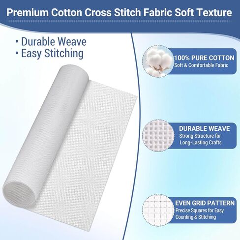2 Pack Needlepoint Canvas, 13 Mesh & 18 Mesh Needlepoint Canvas 20" X 18" in Saudi Arabia