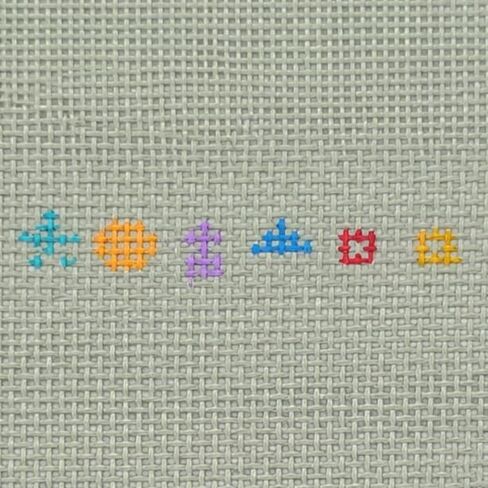 Howie’s Needlepoint Needlepoint Needlepoint Canvas, 18-Mesh Blank Canvas Green Canvas(20" x 26") in Kuwait