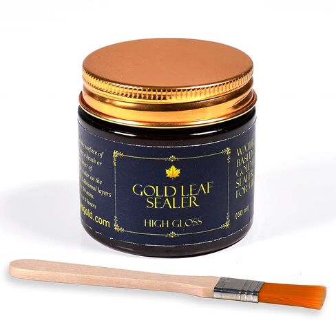 Barnabas Real Gold Leaf Sealer 60ml with Brush for Arts and Plating in Saudi Arabia