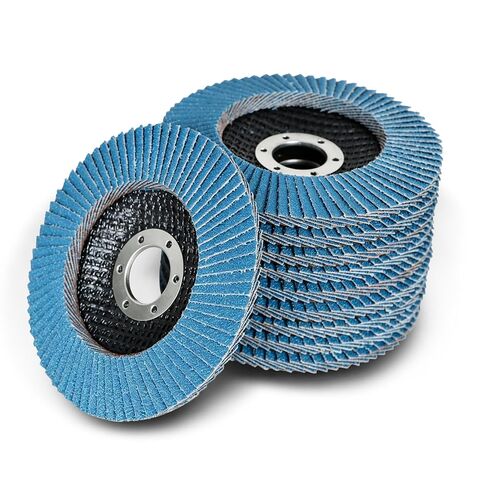 New 50 Pcs 4-1/2" X 7/8" 120 Grits Premium Zirconia Flap Discs Grinding Wheel Sandpaper Fit for Grinding in Saudi Arabia