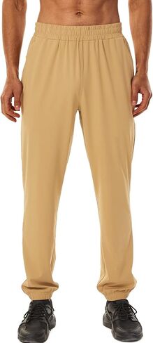 HOdo 34"/36" Long Inseam Tall Mens Joggers Cuffed Sweatpants Baggy Workout Pants Zipper Pockets in Kuwait