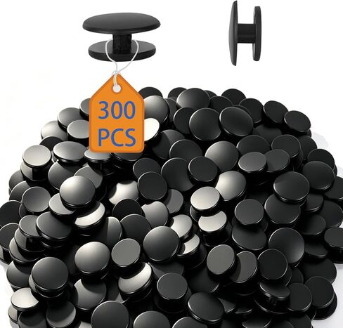 Shoe Charm Backs Buttons, Black, 300 PCS in Kuwait