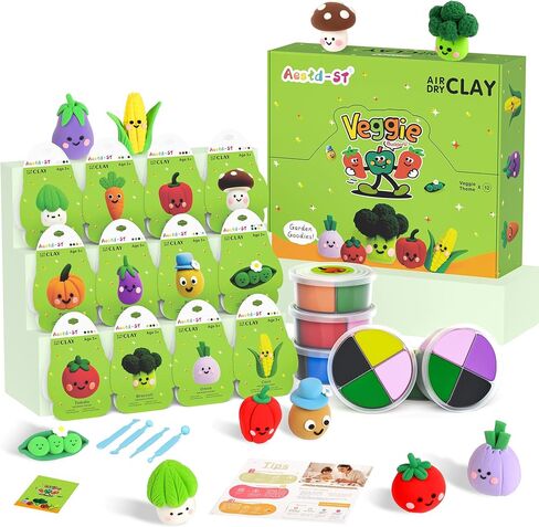 Aestd-ST Air Dry Clay Kit - Cake Themed, Modeling Clay for Kids in Kuwait