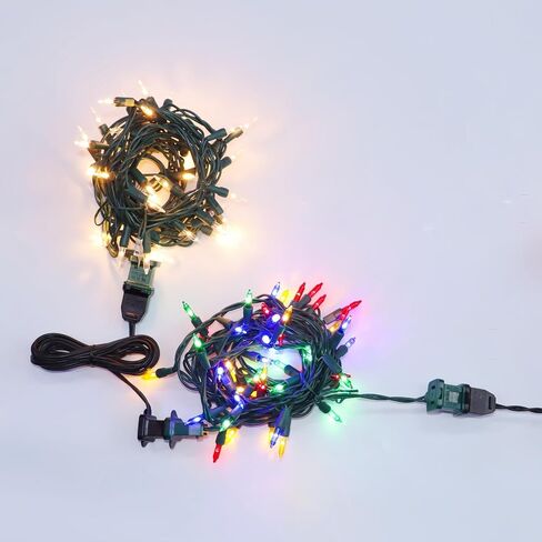 6 FT Black Extension Cord, Pack of 3 Pcs Jump Wire, US Style 2-pin Plug in, AC 120 Volts, for Join or Extend Christmas String Lights and Others LED Decorative Lighting String. in Kuwait