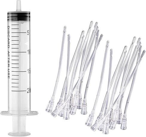 Baby Bird Feeding Syringe Set, Pet Parrot Milk Feeding Syringe with Tubes, Parrot Feeding Tubes Measuring Tools for Feeding Pets Scientific Industrial Labs… (10ml+10ml+20ml+60ml) in Kuwait