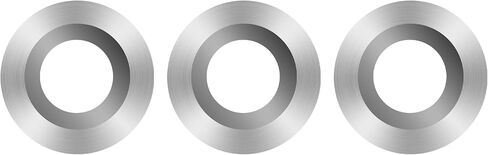 CDBP 16mm(5/8 inch) Round Carbide Inserts for Woodturning, R16×3mm Indexable Carbide Cutter fits for DIY Woodworking Lathe Wood Turning Finisher Hollower Tools, Ci0, 10pcs in Kuwait