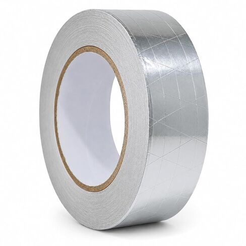 GGR Supplies T.R.U. FSK-R Aluminum Foil/Scrim/Kraft Jacketing Insulate Tape with Rubber Adhesive. 50 Yards. (3" (72mm) in Kuwait