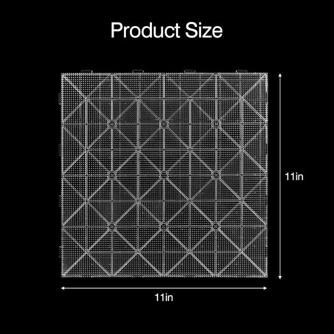 1 Pack 11x11'' 2.6 mm Plastic Extra Large Fuse Beads Pegboard in Kuwait