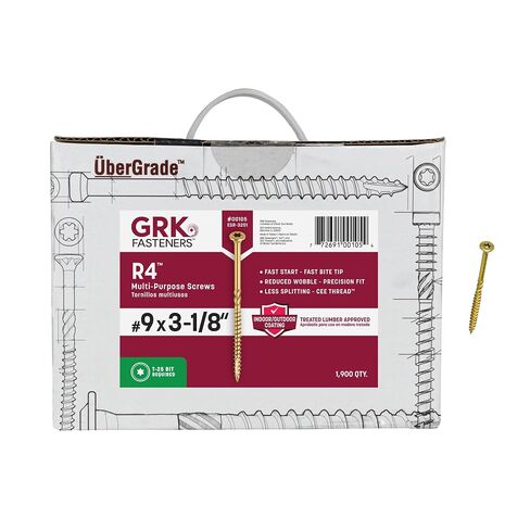 براغي GRK R4 بروباك متعددة الأغراض، 2.86 × 3.81 سم، 820 قطعة in Kuwait