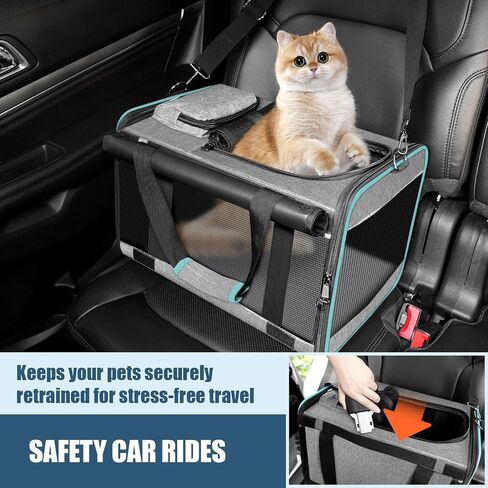 GAPZER Cat Carrier Alaska, Southwest Airline Approved TSA 17x11x9.5 Inches in Kuwait