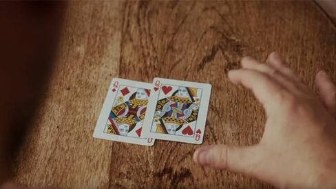 Painting Card (Blue) by Mickael Chatelain & Gentlemen's Magic in Saudi Arabia