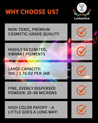 Mica Powder for Epoxy Resin, Orange Red, 50g / 1.76oz in Saudi Arabia