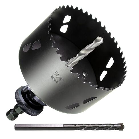 4" 102mm Inch Carbide Hole Saw Cutter Multi-Purpose Hole Saw Bit for Hardy Plank MDF Air Brick Nail Embedded Wood 2.36" Depth Up to 30X More Cuts in Saudi Arabia