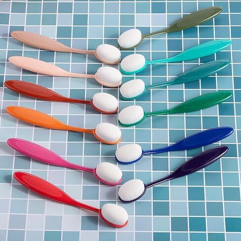 YOSENG 24Pcs Ink Blending Brushes,2 Different Sizes, Soft Bristles in Kuwait