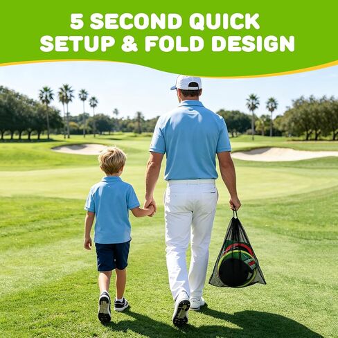 Kids Golf Chipping Game W/Clubs Golf Practice Toys for Toddlers Yard Games in Kuwait