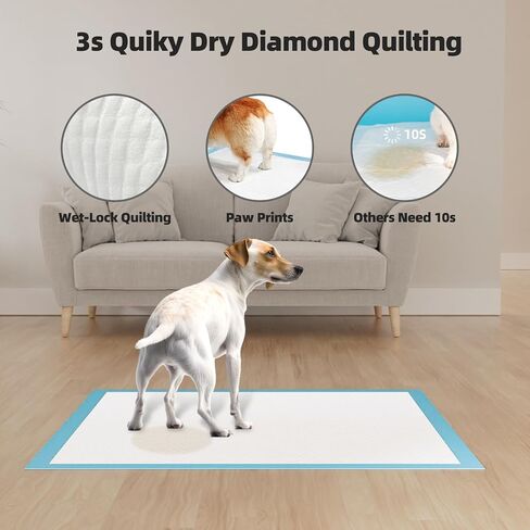 Puppy Pads 32"x40" 40 Count, Extra Large Thicken Pee Pads for Dogs & Cats in Kuwait