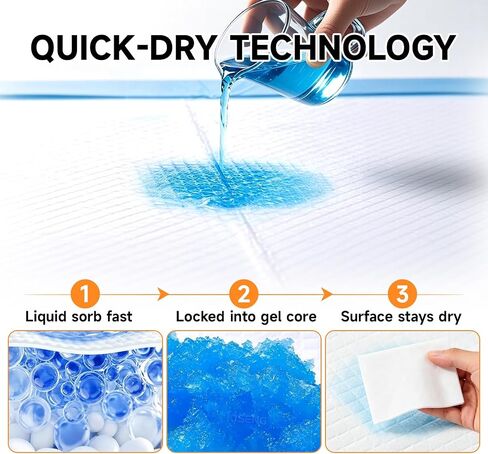 XXL Dog Pee Pads 50 Count 30" x 36" Puppy Pads Leak Proof Quick Dry in Saudi Arabia