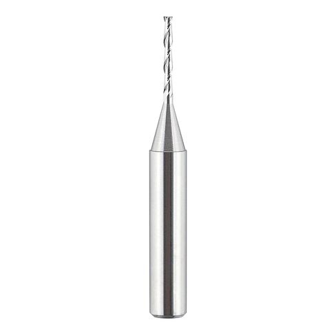 SpeTool Down Cut Spiral Router Bit 1/16 inch Cutting Diameter with 1/4 inch Shank End Mill for Woodwork CNC Machine Tools in Kuwait