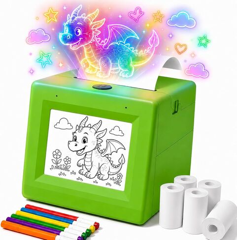 PixiPrint AI Sticker Printer for Kids -Voice-Powered Drawing & Coloring Set in Saudi Arabia