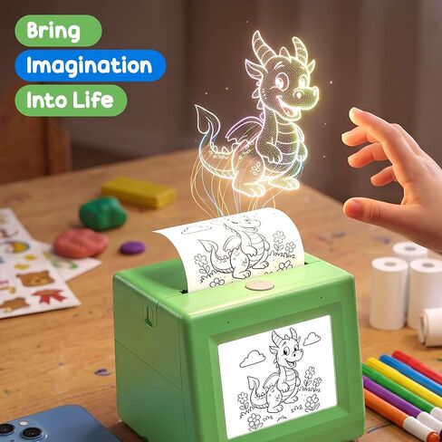 PixiPrint AI Sticker Printer for Kids -Voice-Powered Drawing & Coloring Set in Saudi Arabia