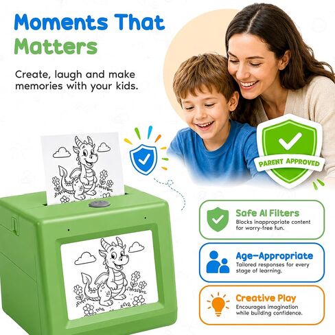 PixiPrint AI Sticker Printer for Kids -Voice-Powered Drawing & Coloring Set in Saudi Arabia