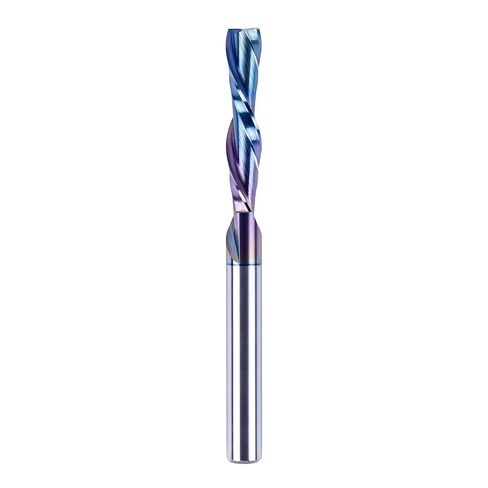 SpeTool 1/8 بوصة Downcut CNC Router Bits 1/4 بوصة عرقوب مع طلاء طويل العمر للغاية، كربيد حلزوني لأسفل قطع نهاية مطحنة فتحة قطع جهاز التوجيه لأعمال النجارة in Kuwait