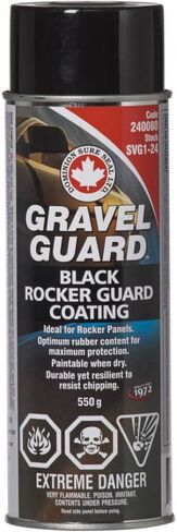 DOMINION SURE SEAL LTD. Gravel Guard Rocker Panel Coating - Black, 550 gL8 in Saudi Arabia