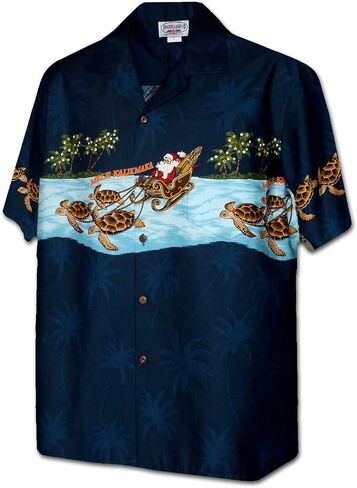 Turtle Sleigh Santa Men's Christmas Shirt in Kuwait