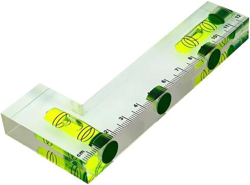 Transparent high-precision T-type horizontal bubble magnetic level for two-way horizontal measurement 95x51x13mm in Saudi Arabia