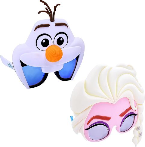Sun-Staches Disney Frozen Official Olaf Sunglasses, Costume Accessory Mask, UV400, One Size Fits Most in Kuwait