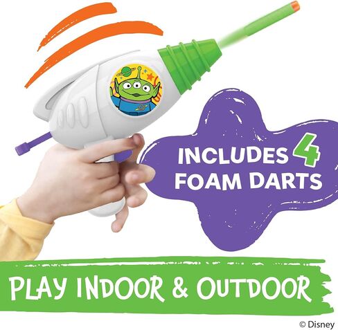 Hedstrom Disney Pixar Toy Story Buzz Lightyear Foam Dart Blaster with 4 Foam Darts in Saudi Arabia