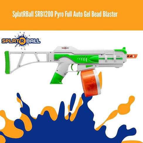 SplatRBall SRB1200 Pyro Blaster Kit - 225 FPS - Green/White in Kuwait