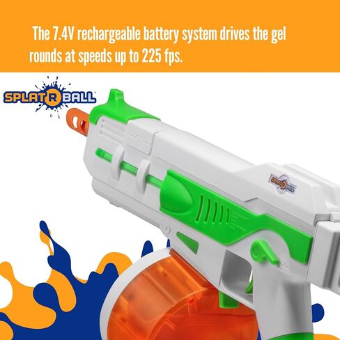 SplatRBall SRB1200 Pyro Blaster Kit - 225 FPS - Green/White in Kuwait