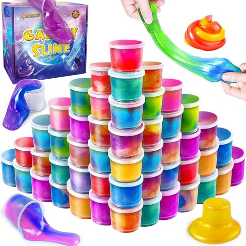 15 Pack Galaxy Slime Kit, Slime Party Favors for Kids, Non-Sticky in Saudi Arabia