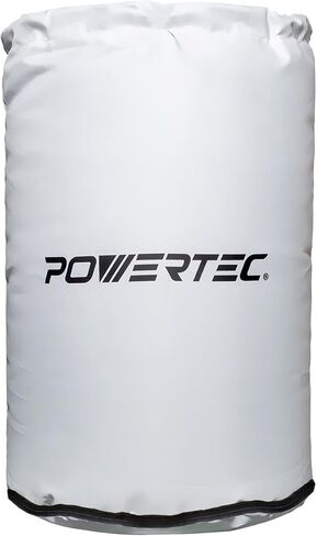 POWERTEC 70009V Clear Plastic Dust Collection Bag, 19-1/2 Inch Dia x 33-Inch, 5-Pack Dust Collector Bags for machine with 19"Filter Drum, 5 Pack in Kuwait