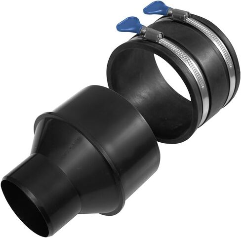 4" to 2-1/2" Reducer & 4 inch Flexible Rubber Coupler & 2 Key Hose Clamps in Saudi Arabia