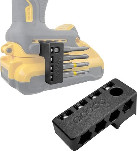 Magnetic 1/4-Inch Hex Bit Holders Fit for Dewalt Wrox Cordless Impacts Screwdrivers,Powerful Magnet Drill Bit Holster Sleeve Organizer, Hex Screw Bit Storage on side of Power Drill,Right Side in Kuwait