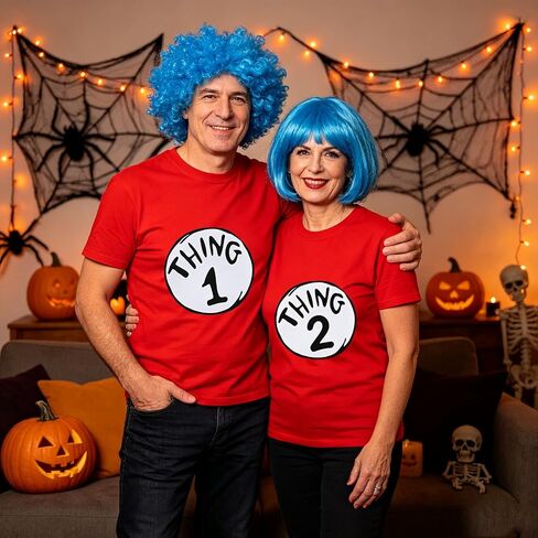 Thing 1-9 Iron On Patches for Halloween Costume Accessories in Saudi Arabia
