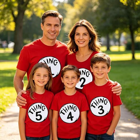 Thing 1-9 Iron On Patches for Halloween Costume Accessories in Saudi Arabia