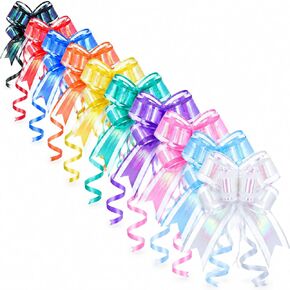 FORBINBO 20 PCS Large Baby Pink Gift Bows, 6 inches Pull Bows for Gift Wrapping, Wedding, Christmas, Birthday，Valentine's Day, Presents, Flower Basket,Easter. in Kuwait
