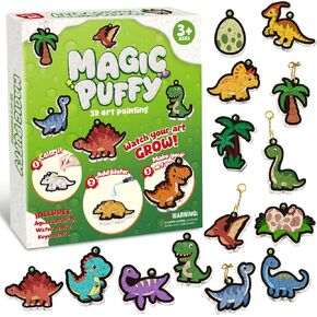 ouyhhk Magic Puffy Paint 3D Art Kit, Arts and Crafts for Kids -Dinosaurs in Kuwait
