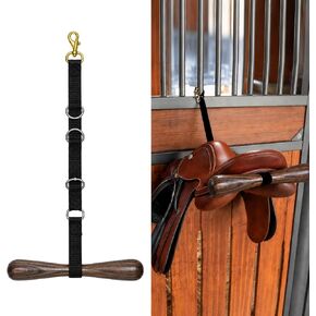 Portable Saddle Rack - Wooden Saddle T Hanger for Horse Stall & Car in Saudi Arabia