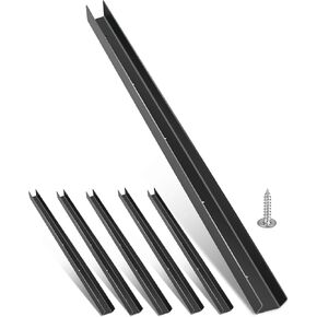 12 PCS 42 Inch Horse Stall Wall Channels, Horse Stall Chew Guards Wood Protector with 100 Screws for Wooden Compartment Stables, Training Ground Fences, Door Frame Columns, Feeding Area Edges in Saudi Arabia