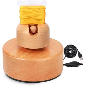 XEmbro Electric Embroidery Floss Bobbin Winder - Beech Embroidery Floss Cross Stitch Thread Winder - Bobbin Winder Machine for Embroidery Work and Sewing Project in Saudi Arabia
