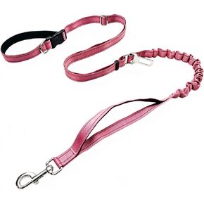 Bungee Shock-Absorbing No Pull Dog Leash, Black 4.9-6.73FT in Kuwait