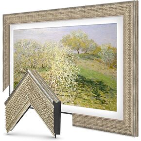 Gatsby Silver 55" Deco TV Frame for Samsung The Frame/Pro TVs in Kuwait
