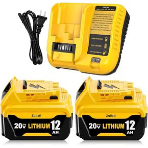 Zuliati 2 Pack 9.6 Volt 3600mAh Ni-Mh DW9062 Battery Replacement for Dewalt 9.6V Battery DW9061 DE9036 DE9061 DE9062 DW926 DW955K DW955 DW926K-2 DW926K DW902 DW050 in Saudi Arabia
